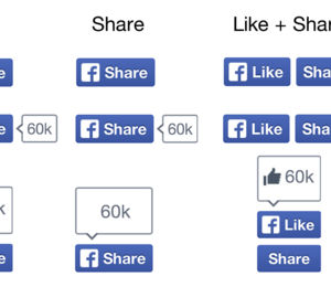 Les boutons J'aime et Partager de Facebook font peau neuve